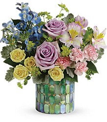 Stained Glass Blooms Bouquet Cottage Florist Lakeland Fl 33813 Premium Flowers lakeland